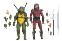 Teenage Mutant Ninja Turtles (1990 Movie) Action Figure Roof Top Battle Shredder vs Leo 18 cm