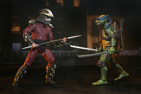 Teenage Mutant Ninja Turtles (1990 Movie) Action Figure Roof Top Battle Shredder vs Leo 18 cm