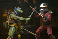 Teenage Mutant Ninja Turtles (1990 Movie) Action Figure Roof Top Battle Shredder vs Leo 18 cm