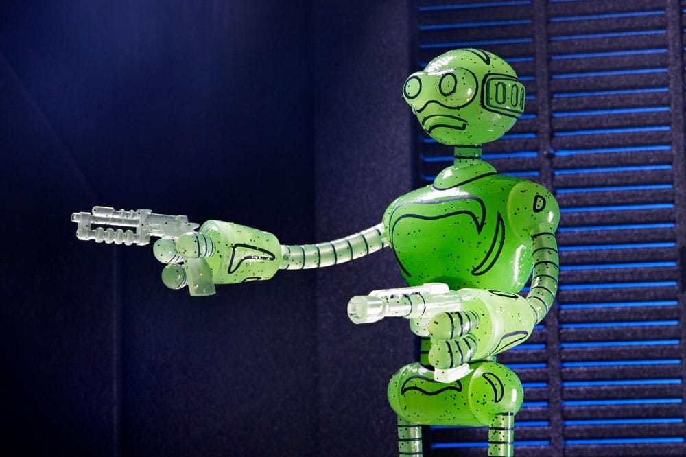 Teenage Mutant Ninja Turtles (Mirage Comics) Action Figure Transmat Fugitoid GID 18 cm