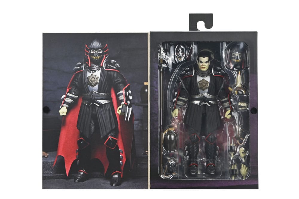 Teenage Mutant Ninja Turtles x Universal Monsters Action Figure Shredder as Dracula Classic Colors 18 cm