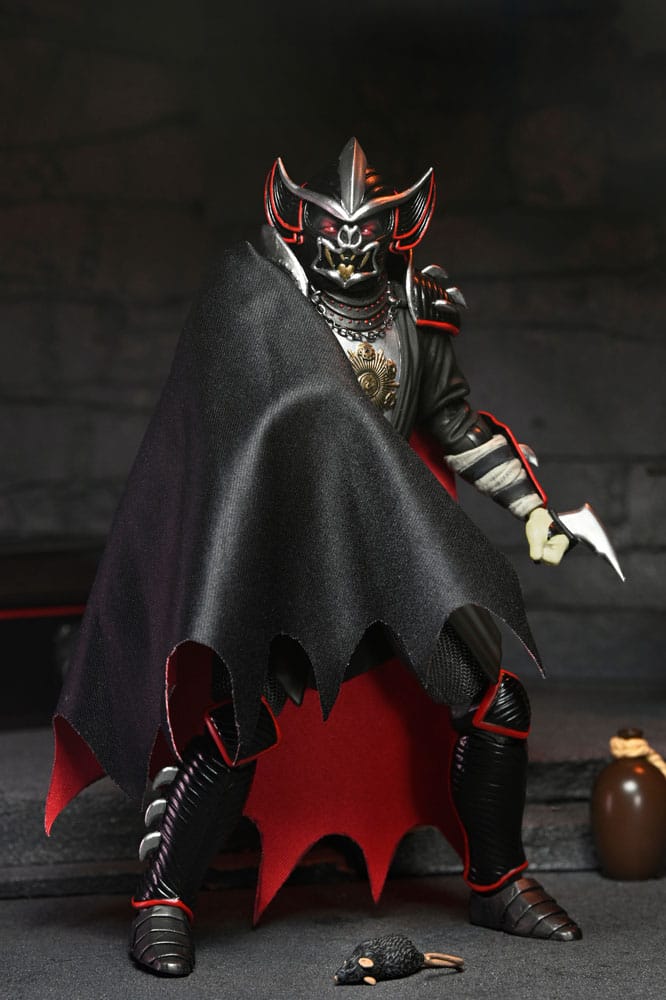 Teenage Mutant Ninja Turtles x Universal Monsters Action Figure Shredder as Dracula Classic Colors 18 cm