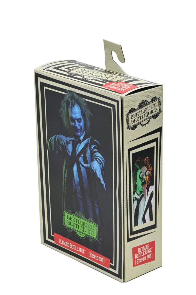Beetlejuice Beetlejuice Action Figure 7 Scale Ultimate Striped Suit Beetlejuice 18 cm
