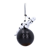 Original Stormtrooper Hanging Tree Ornament Wrecking Ball Hanging Stormtrooper 12 cm