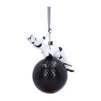 Original Stormtrooper Hanging Tree Ornament Wrecking Ball Hanging Stormtrooper 12 cm