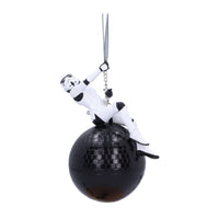 Original Stormtrooper Hanging Tree Ornament Wrecking Ball Hanging Stormtrooper 12 cm