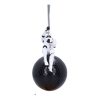 Original Stormtrooper Hanging Tree Ornament Wrecking Ball Hanging Stormtrooper 12 cm