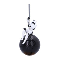 Original Stormtrooper Hanging Tree Ornament Wrecking Ball Hanging Stormtrooper 12 cm