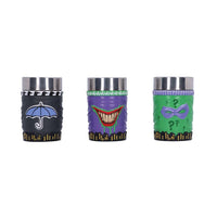 DC Comics Shot Glasses Batman Super-Villains 3-Pack