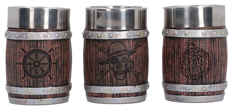 One Piece Shot Glass Set Barrel 8 cm