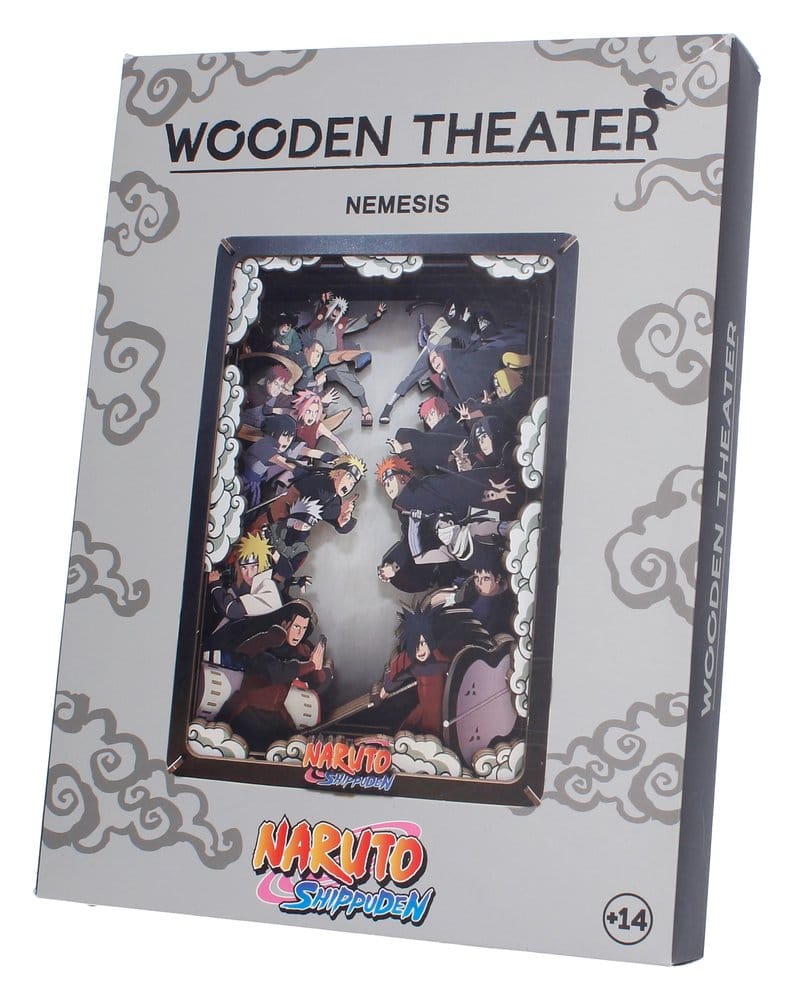 Naruto Model Kit Wooden Theatre Combat (Large) 26 cm