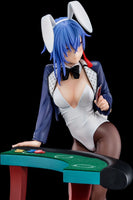 The Demon Sword Master of Excalibur Academy Statue 1/6 Sakuya Sieglinde wearing lapis lazuli blue bunny costume with Nip Slip Gimmick System 25 cm