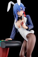 The Demon Sword Master of Excalibur Academy Statue 1/6 Sakuya Sieglinde wearing lapis lazuli blue bunny costume with Nip Slip Gimmick System 25 cm