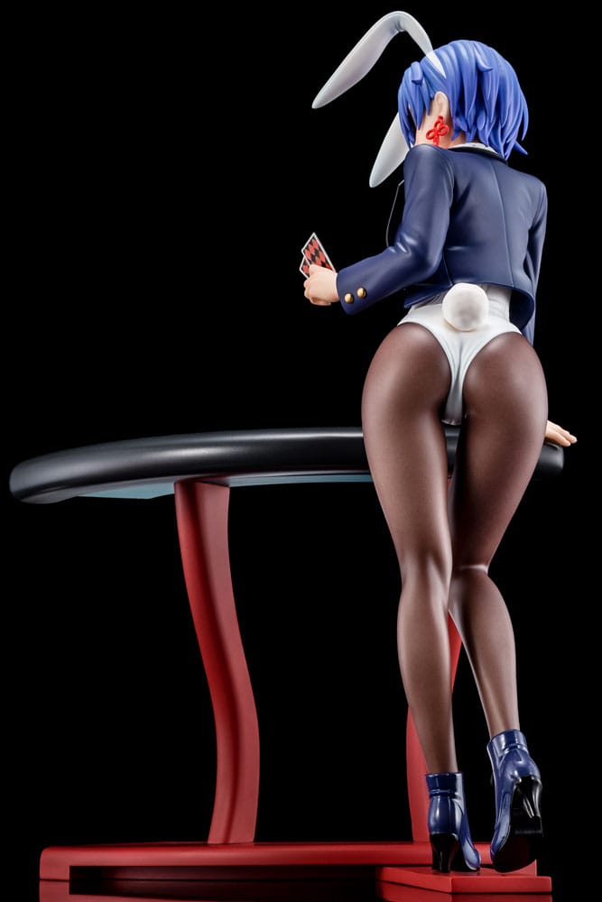 The Demon Sword Master of Excalibur Academy Statue 1/6 Sakuya Sieglinde wearing lapis lazuli blue bunny costume with Nip Slip Gimmick System 25 cm