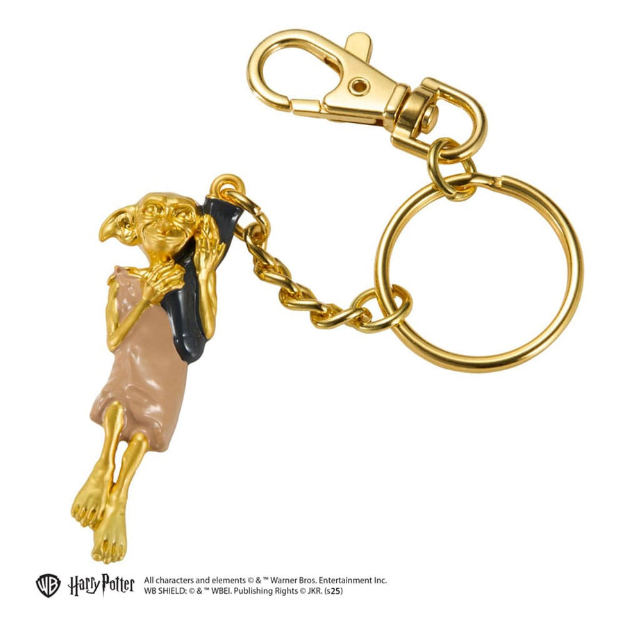 Harry Potter Metal Keychain Dobby gold-coloured 11 cm