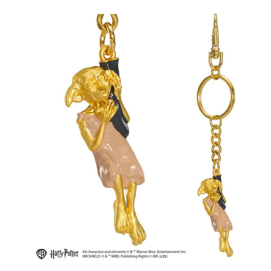 Harry Potter Metal Keychain Dobby gold-coloured 11 cm