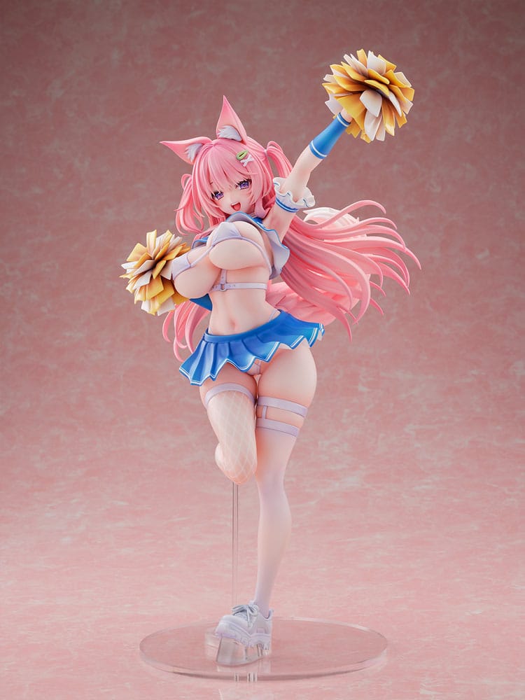 Original Character Statue 1/5 Kemomimi Cheer Girl illustration by Yatanuki Kei DX Version 35 cm
