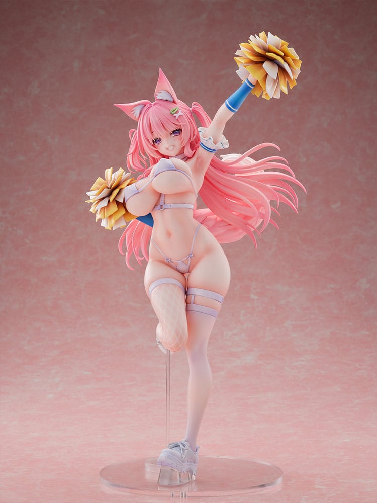 Original Character Statue 1/5 Kemomimi Cheer Girl illustration by Yatanuki Kei DX Version 35 cm