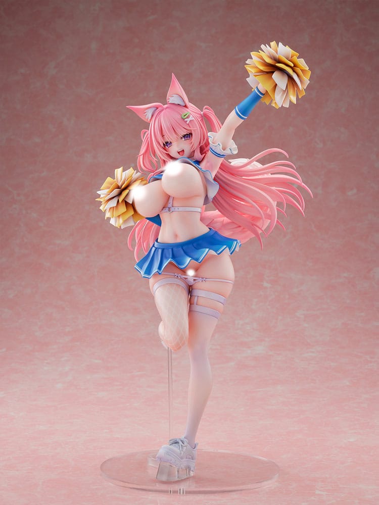Original Character Statue 1/5 Kemomimi Cheer Girl illustration by Yatanuki Kei DX Version 35 cm