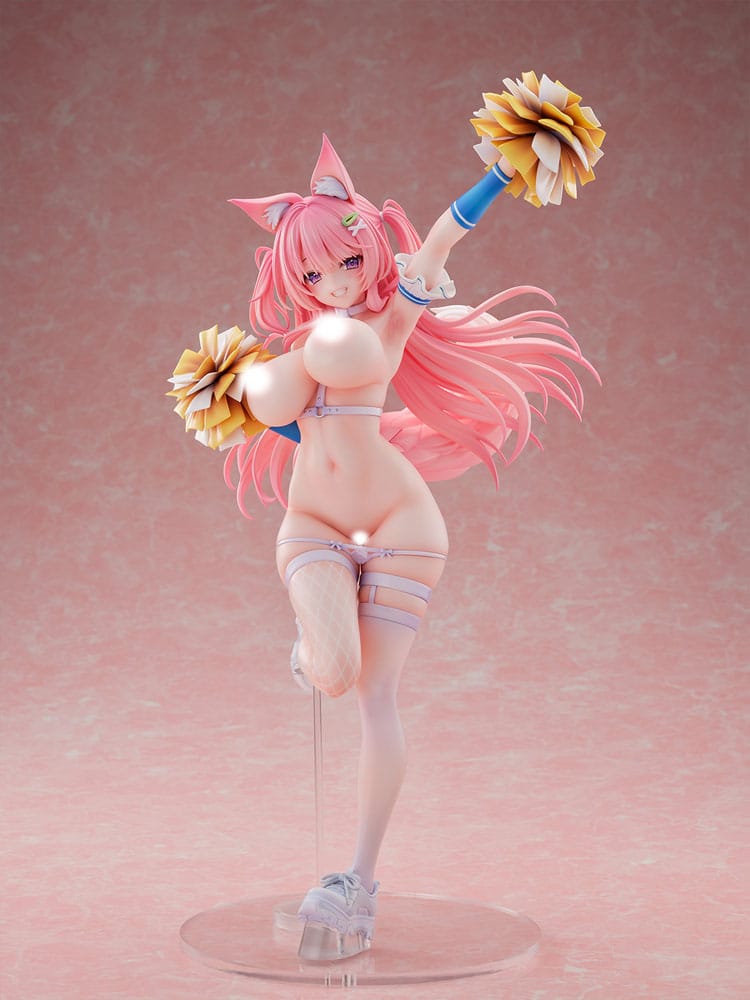 Original Character Statue 1/5 Kemomimi Cheer Girl illustration by Yatanuki Kei DX Version 35 cm