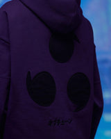 Naruto Shippuden Hooded Sweater Graphic Purple Size S