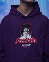 Naruto Shippuden Hooded Sweater Graphic Purple Size M