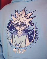 Hunter x Hunter Hooded Sweater Graphic Blue Size S