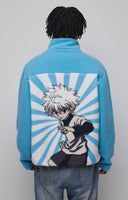 Hunter x Hunter Fleece Jacket Blue Size XL