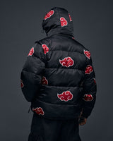 Naruto Puffer Jacket Akatsuki Red  Size XXXL