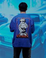 Naruto Shippuden T-Shirt Graphic Blue Size S