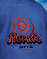 Naruto Shippuden T-Shirt Graphic Blue Size L