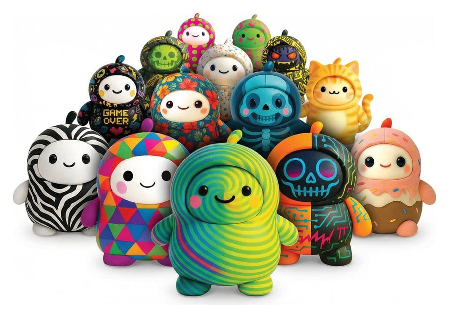 LamaTama Electronic Collectible Figures 6 cm Series 1 EU Exclusive Blind Box Display (26)