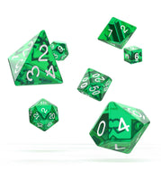 Oakie Doakie Dice RPG Set Translucent - Green (7)