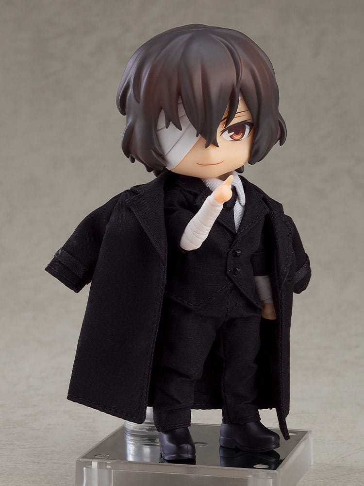 Bungo Stray Dogs Nendoroid Accessories for Nendoroid Doll Figures Outfit Set: Osamu Dazai: Dark Era Ver.