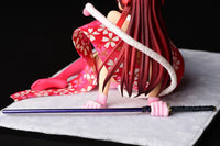 Erza Scarlet (Fairy Tail) Cherry Blossom Tiger Cat Gravure Style