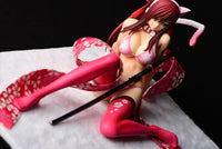 Erza Scarlet (Fairy Tail) Cherry Blossom Tiger Cat Gravure Style