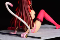 Erza Scarlet (Fairy Tail) Cherry Blossom Tiger Cat Gravure Style