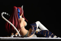 Erza Scarlet (Fairy Tail) White Tiger Cat Gravure Style