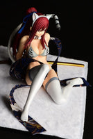 Erza Scarlet (Fairy Tail) White Tiger Cat Gravure Style