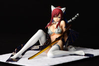 Erza Scarlet (Fairy Tail) White Tiger Cat Gravure Style