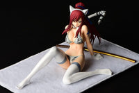 Erza Scarlet (Fairy Tail) White Tiger Cat Gravure Style