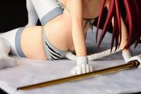 Erza Scarlet (Fairy Tail) White Tiger Cat Gravure Style