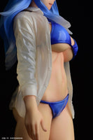 Juvia Lockser (Fairy Tail) See Through Wet Shirt Blue Bikini!!