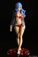 Juvia Lockser (Fairy Tail) See Through Wet Shirt Red Bikini!!