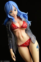 Juvia Lockser (Fairy Tail) See Through Wet Shirt Red Bikini!!