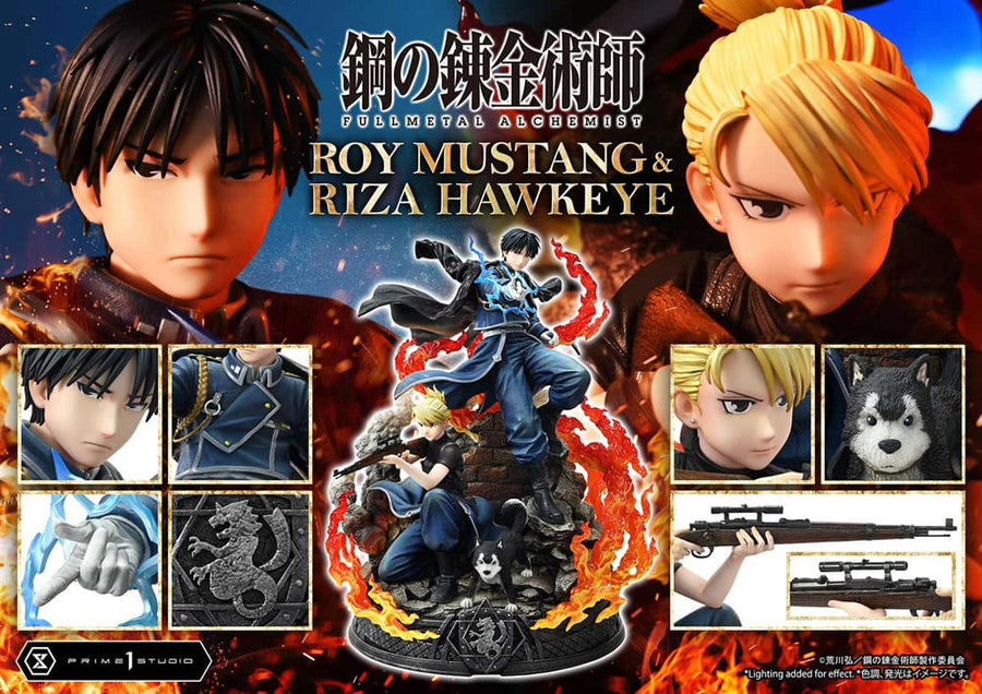 Roy Mustang & Riza Hawkeye (Fullmetal Alchemist) Concept Masterline  Deluxe Bonus Version