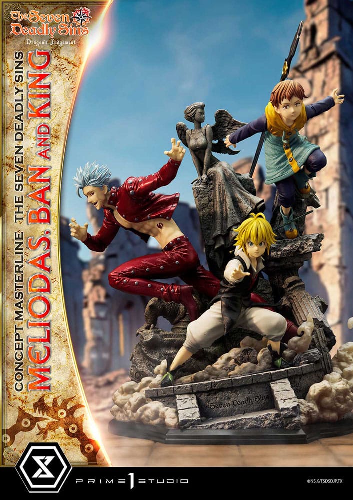 Meliodas, Ban and King (Seven Deadly Sins) Concept Masterline Series