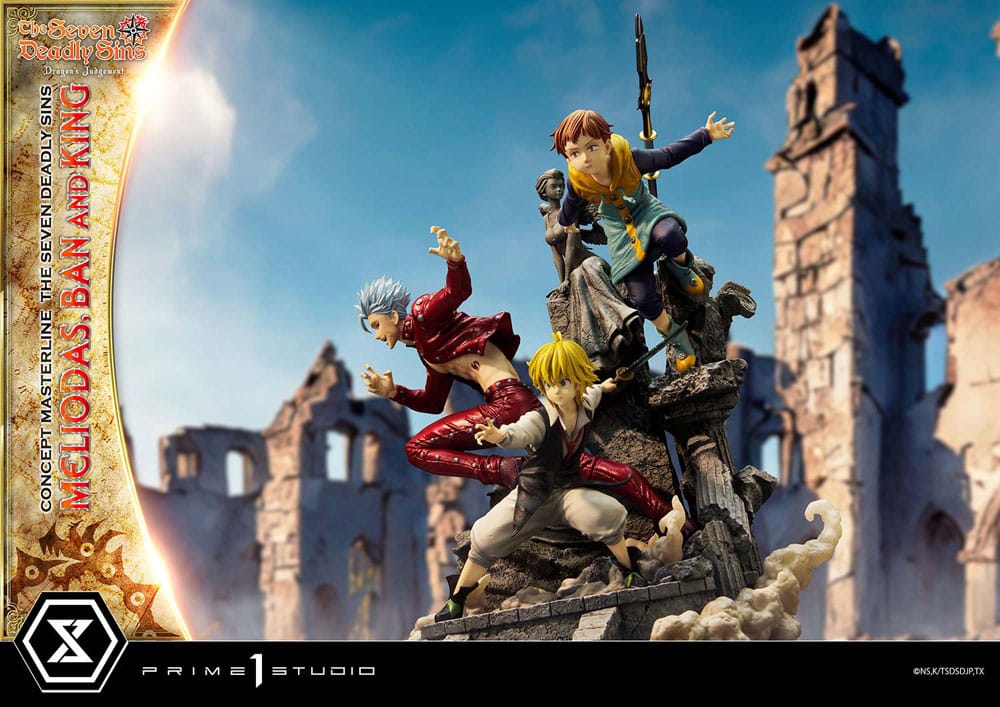 Meliodas, Ban and King (Seven Deadly Sins) Concept Masterline Series