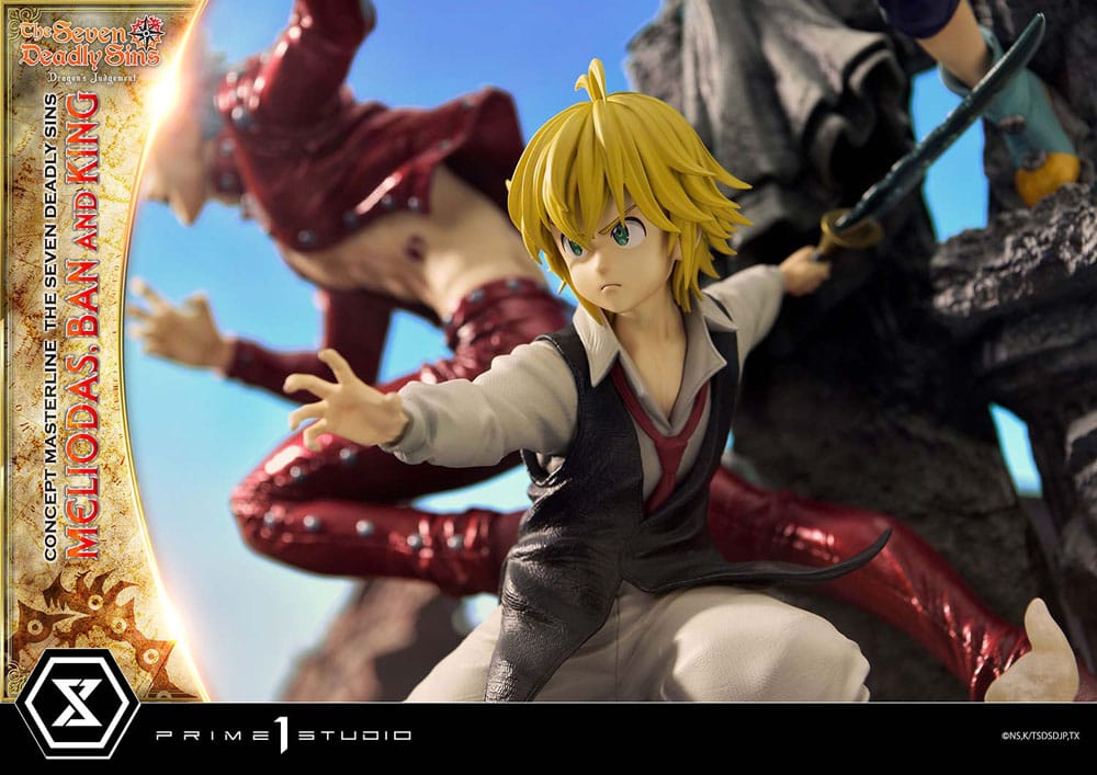 Meliodas, Ban and King (Seven Deadly Sins) Concept Masterline Series