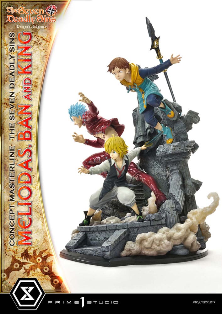 Meliodas, Ban and King (Seven Deadly Sins) Concept Masterline Series
